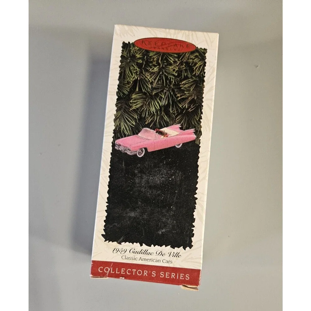 1996 HALLMARK Keepsake 1959 CADILLAC DE VILLE Classic Car CHRISTMAS ORNAMENT #6